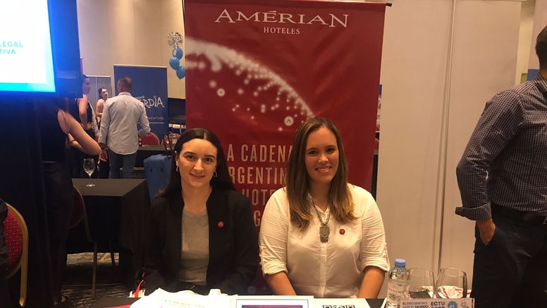 Las ejecutivas de Amérian en ECTU 2023.