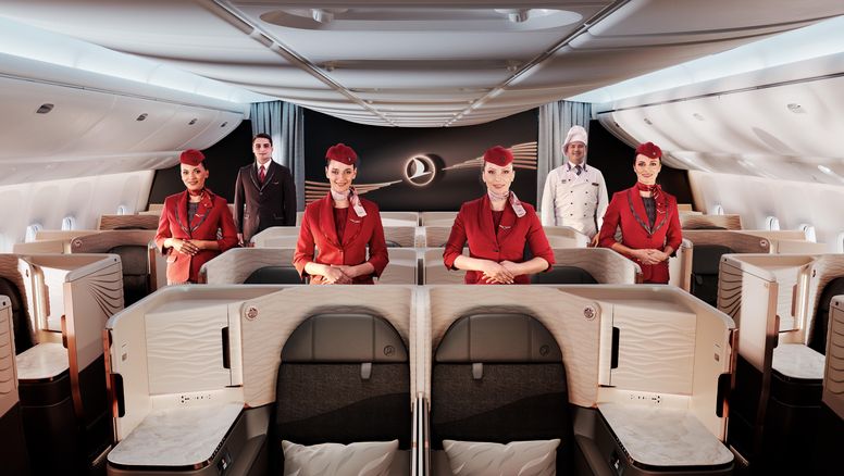 Turkish Airlines presenta nueva y lujosa suite Crystal Business Class de última generación.