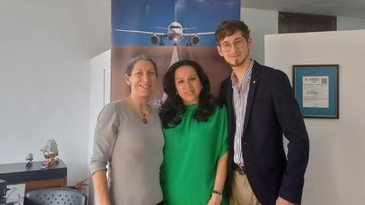 APG realizó una visita a varias agencias de viaje de la capital, con la presencia de la Gerente Comercial de Ecuador María José García y los representantes de APG Francia para impulsar el acceso a la Plataforma.