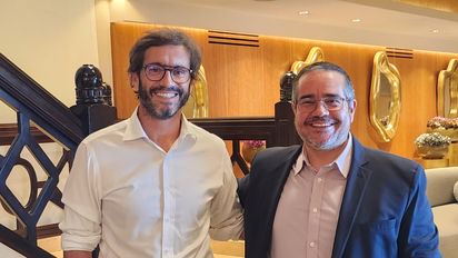 Guido Brecher (Rappi) y Carlos Olguín (Marriott International).