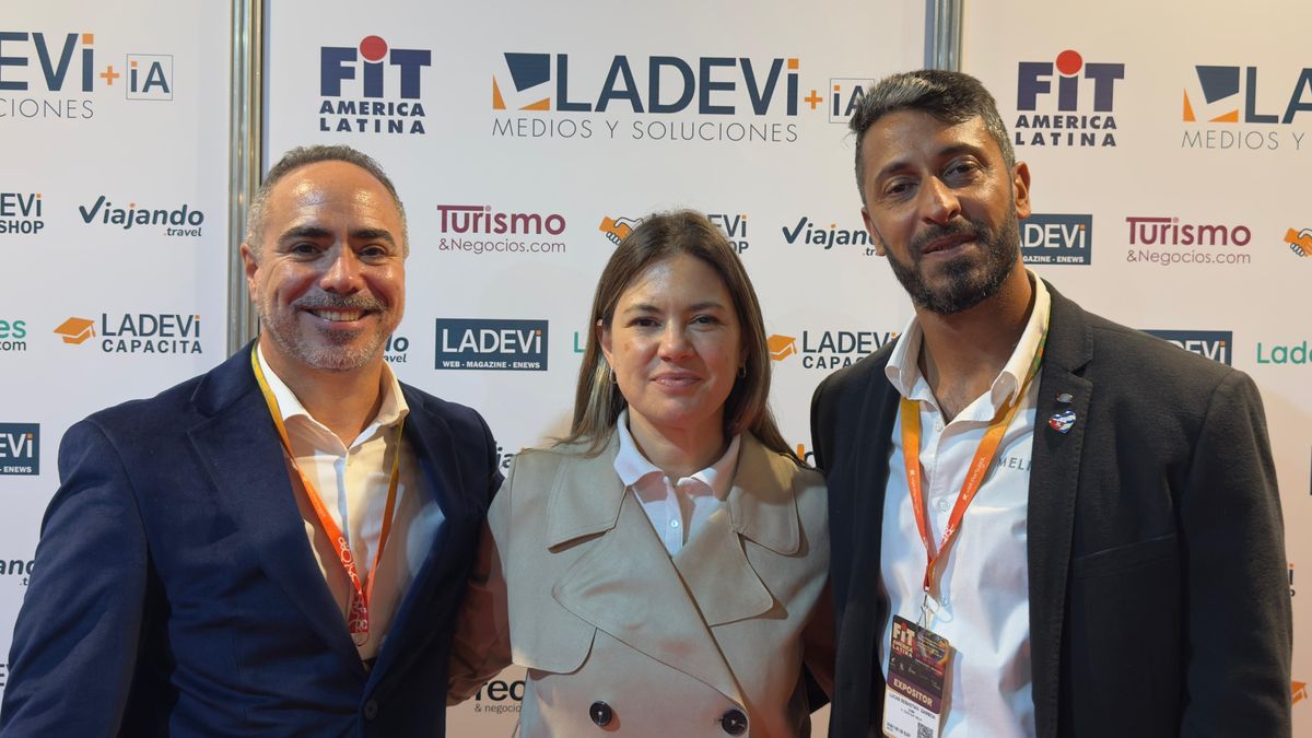 Meliá Hotels International Cuba: Omar Cisneros, director comercial; María Carolina Martí, business development manager Latam; Lucas Sebastián Gamboa, representante en el Cono Sur. Meliá Hotels International Cuba: Omar Cisneros, director comercial; María Carolina Martí, business development manager Latam; Lucas Sebastián Gamboa, representante en el Cono Sur.