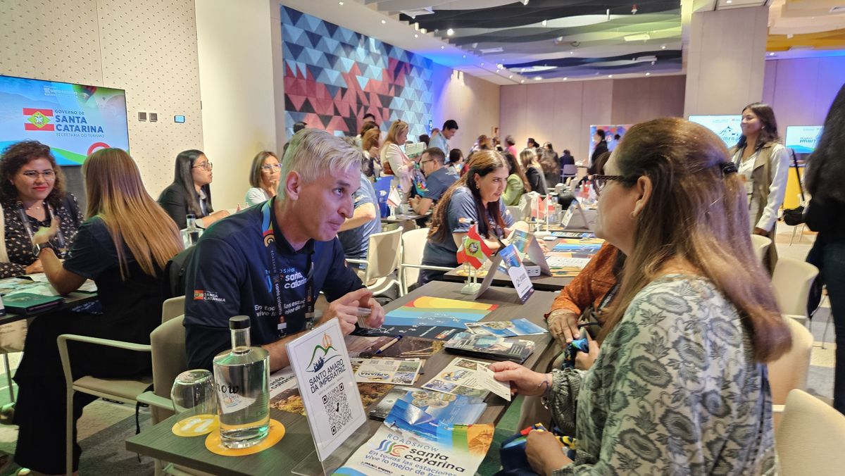 Alrededor de 30 expositores brasileños se presentaron en el evento de Santa Catarina.