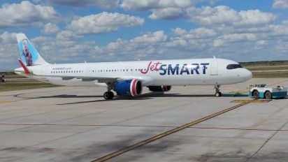 El Airbus A321 de JetSmart.