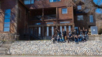 El Hotel Lonquimay fue tomado el fin de semana.&nbsp;