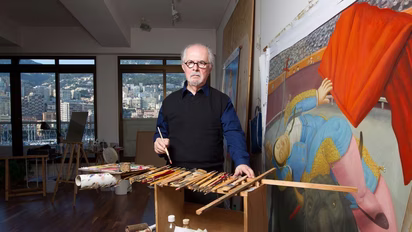 Fernando Botero, pintor colombiano.