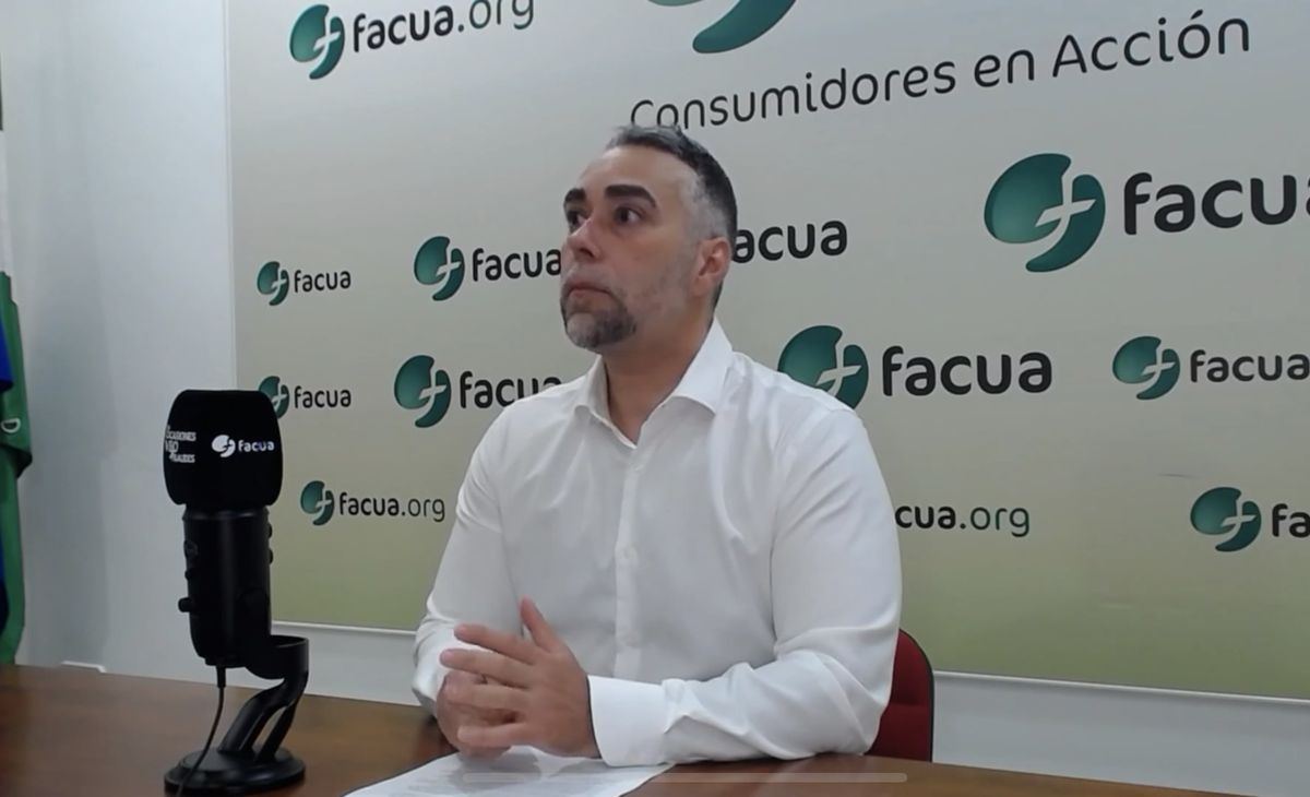 Rubén Sánchez, secretario general de Facua. Rubén Sánchez, secretario general de Facua.