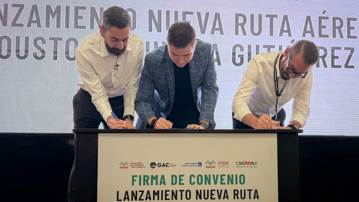 La nueva ruta Tuxtla Gutiérrez–Houston operada por United Airlines será la única conexión directa entre Chiapas y Estados Unidos. &nbsp;