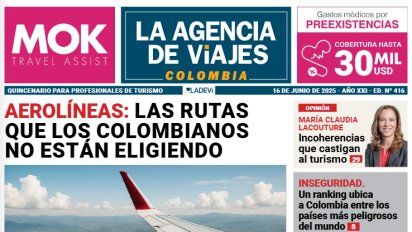Edición #416 de la Revista La Agencia de Viajes Colombia.