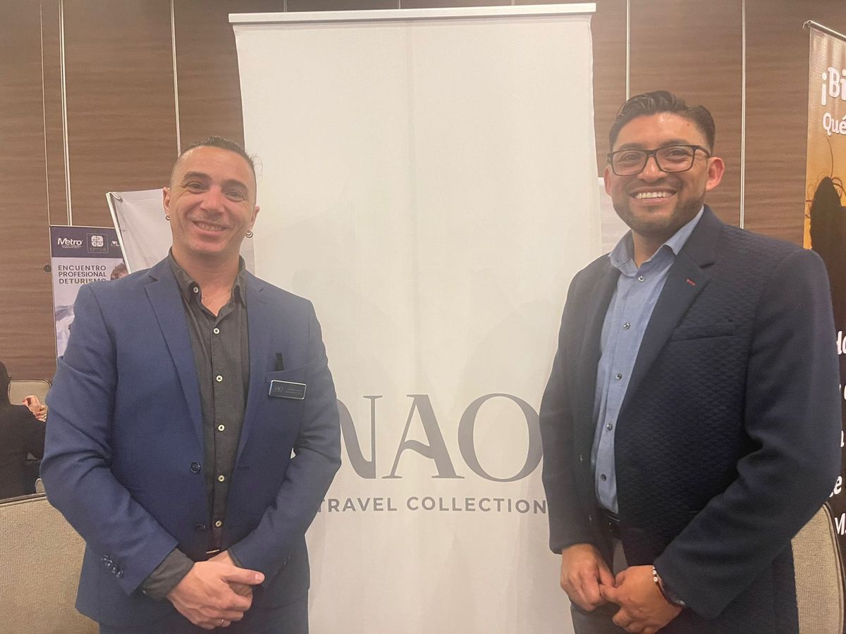 NAO Travel Collection en EPTUR: Cristian Magaldi y Eduard Quesada.