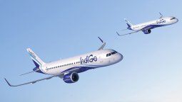Un render con dos aviones del pedido de IndiGo a Airbus.