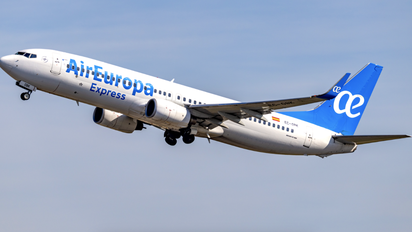 Uno de los aviones Boeing de la flota de Air Europa Express.