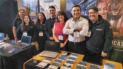 Jacqueline Vergara junto al equipo de Pacific Reps en el Ladevi Workshop de temporada baja de 2026.