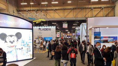 Los pasillos estuvieron repletos de profesionales en la primer jornada de la 41 edición de la Vitrina Turística Anato