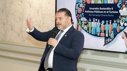 Fernando Olivera Rocha realizó una charla sobra las oportunidades de Chile en el nuevo mercado turístico. 