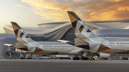 Aviones de la flota de Etihad Airways.