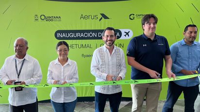Los vuelos entre Cancún y Chetumal estarán a cargo de Aerus.