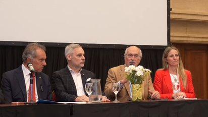 Autoridades nacionales y provinciales durante la presentación de la oferta de Tucumán para el verano.