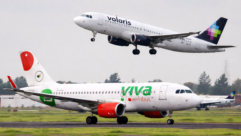 Viva Aerobus y Volaris avanzan en su fusión.
