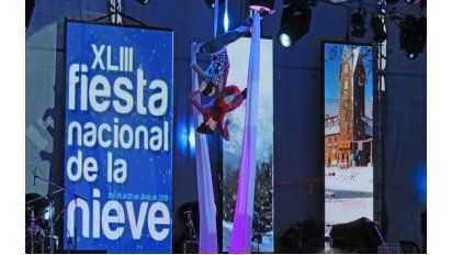 Todo listo para la gran Fiesta de la Nieve