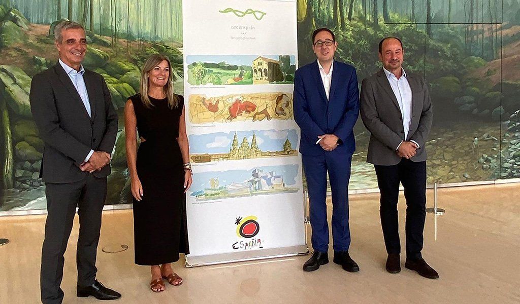 Los representantes de España Verde (Cantabria, País Vasco, Asturias y Galicia).