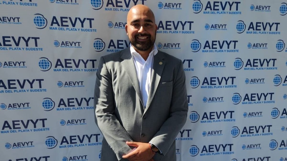 Matías González Gallis, presidente de Aevyt Mar del Plata y Sudeste.