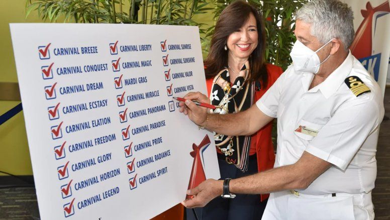 Con la reactivación del Carnival Splendor, toda la flota de Carnival Cruise Line vuelve a las operaciones.