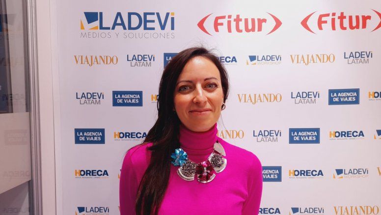 Fitur: Sara Fernández Bernabéu, directora general de Grupo GEA España, destacó como nació la compañía hace 29 años y cómo se encuentra actualmente.