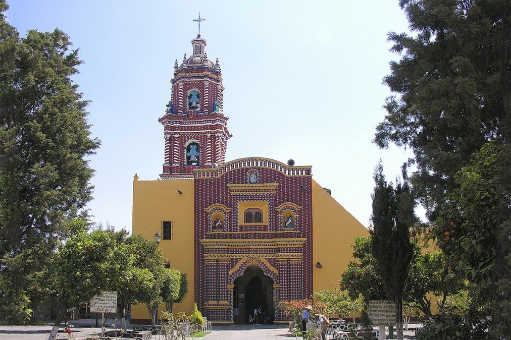 Conjunto franciscano Asunción de Tlaxcala, México.