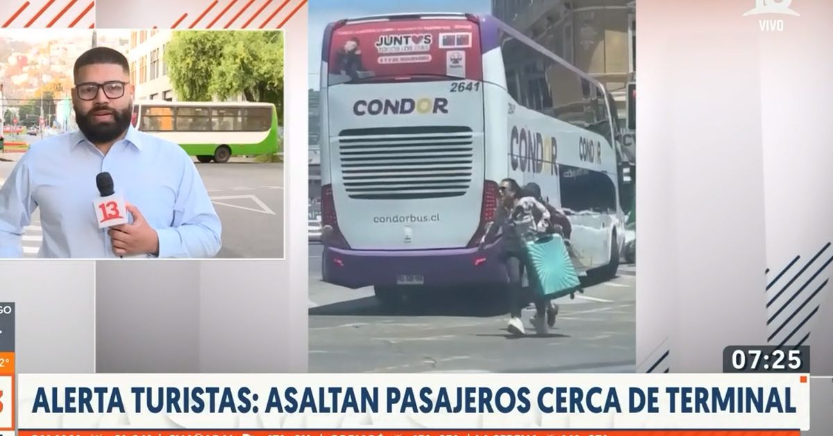 Turistas son atacados por delincuentes al momento de bajar de los buses interregionales.