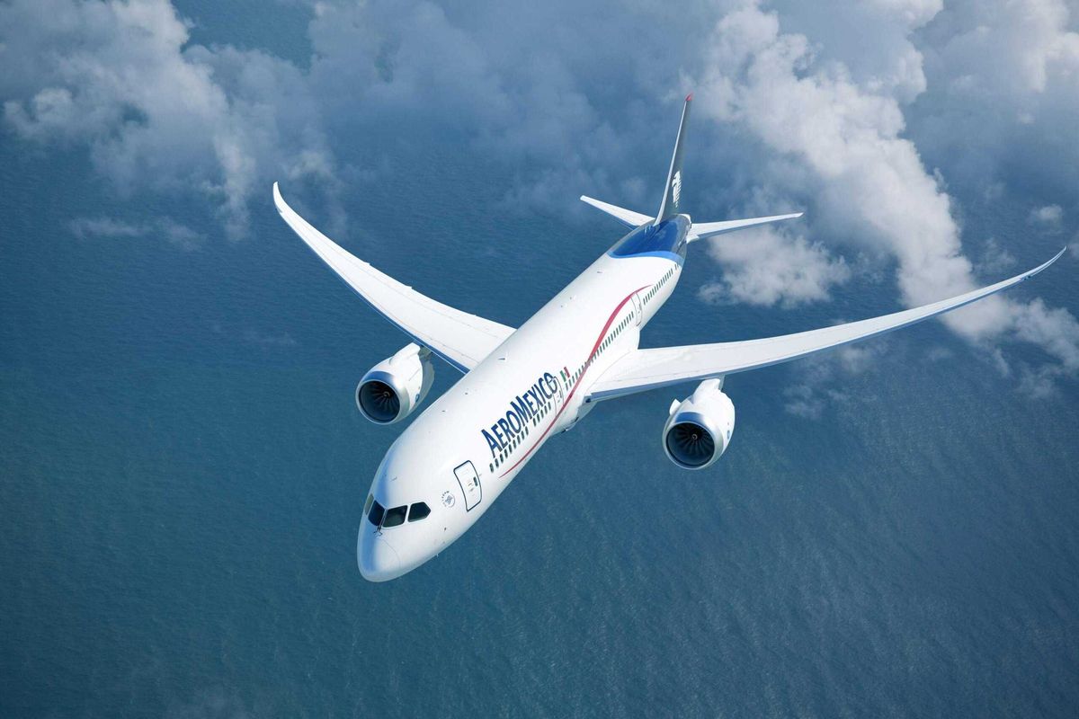 Aeroméxico, la línea aérea más puntual del mundo según Cirium.