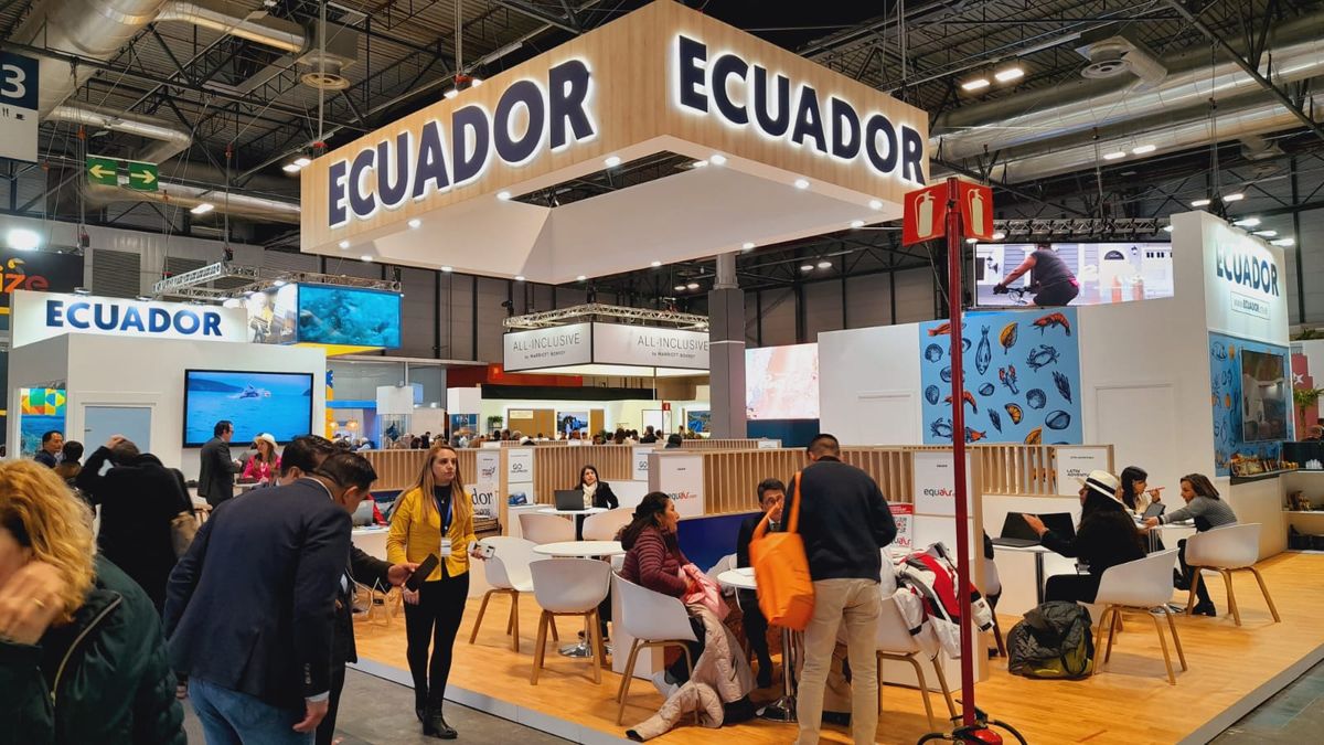 Los destinos de Ecuador también se promocionan en el marco de Fitur 2023.