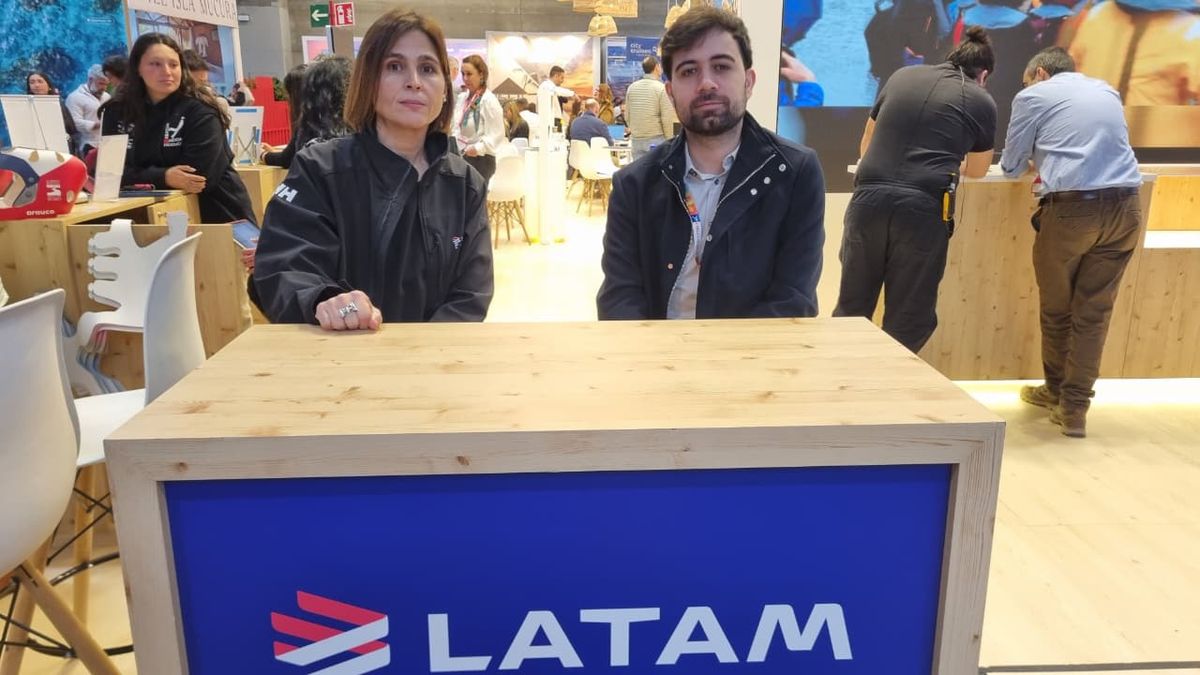 Representantes de Latam Airlines en Fitur 2026.