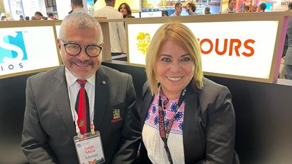 Los fundadores de Mexitours: Jorge Mejía y Alicia Mejía.
