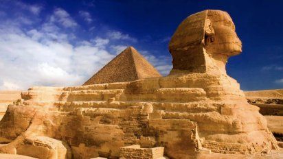 El Cairo: Pirámides Keops, Kefren y Micerinos.