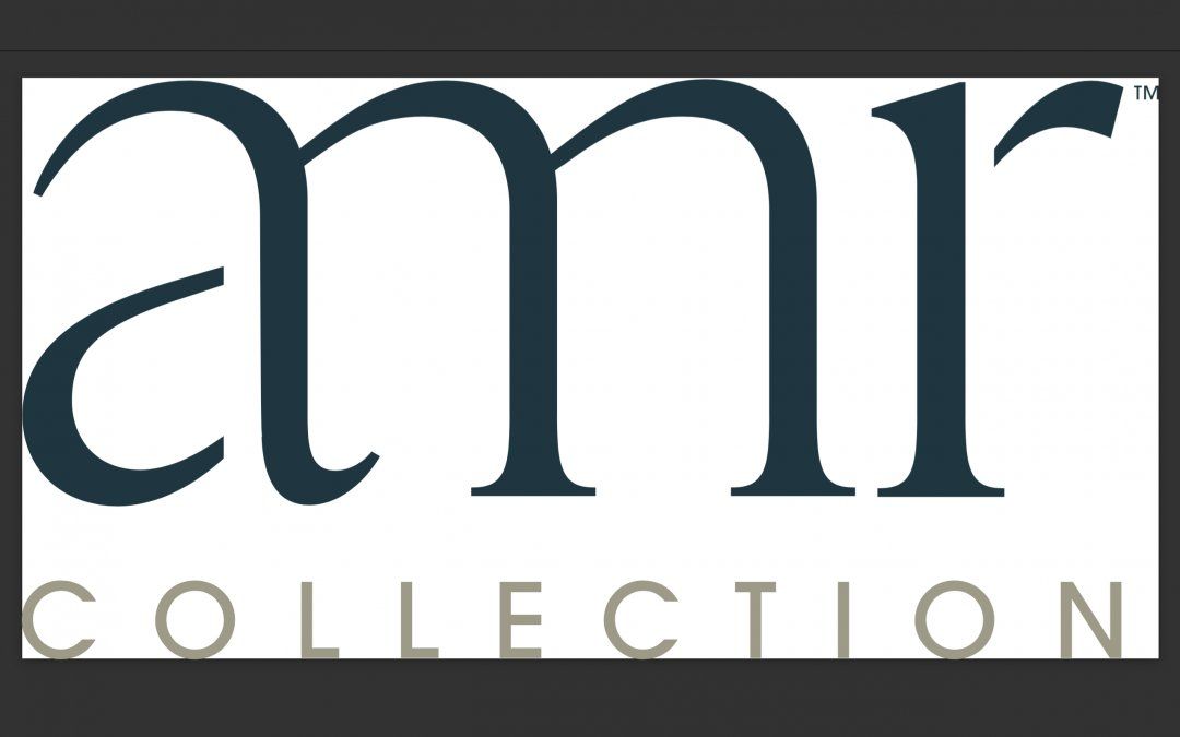 El logo de la nueva masterbrand AMR Collection.