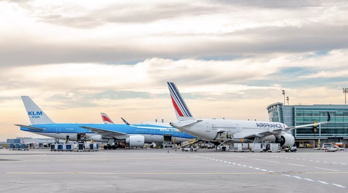 Dos aviones de Air France y KLM. - Ladevi Medios y Soluciones Dos aviones de Air France y KLM.