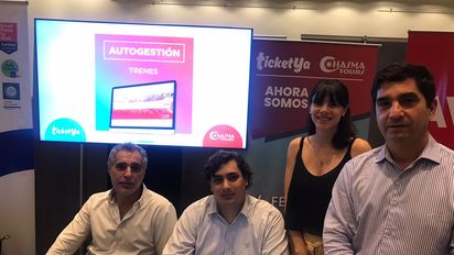 Los ejecutivos de Ticketya Chasma Tours en ECTU 2023.
