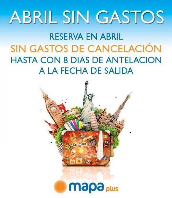 Abril sin gastos con Mapaplus.
