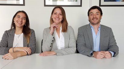 María Rita Testa, Soledad Montaiuti y Sergio Pizzagalli.