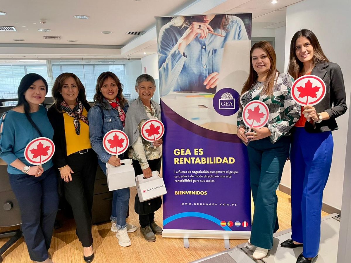 Grupo GEA suma valor a sdus asociados; esta vez agencias de viajes fueron capacitadas por Air Canada. - Ladevi Medios y Soluciones Grupo GEA suma valor a sdus asociados; esta vez agencias de viajes fueron capacitadas por Air Canada.