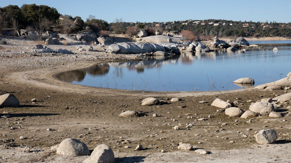 Zona afectada por la sequía en la Comunidad de Madrid.