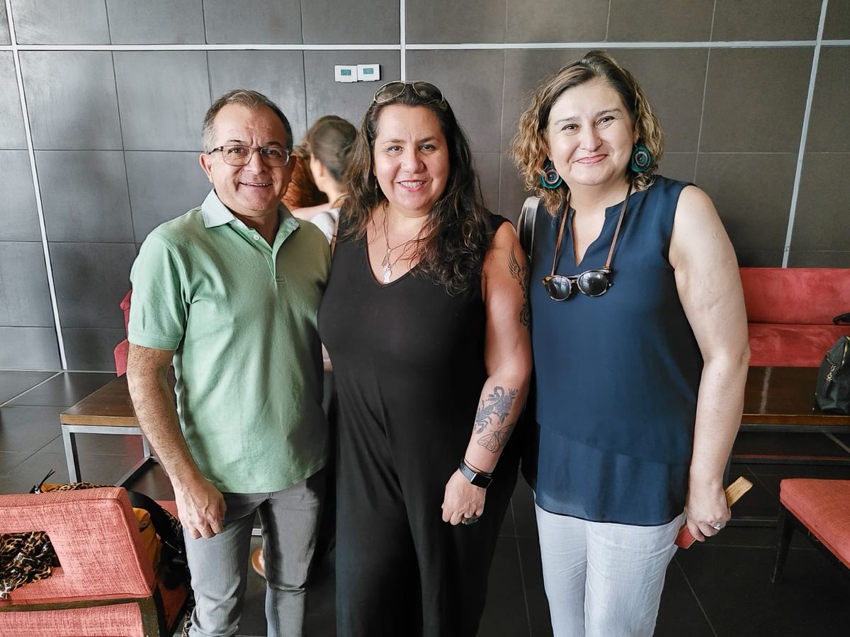 Alexis Barriga (Inclusive Collection), Patricia Rojas (CIC TRavel Chile) y Marcela Yuric (Interamerican Network). Alexis Barriga (Inclusive Collection), Patricia Rojas (CIC TRavel Chile) y Marcela Yuric (Interamerican Network).