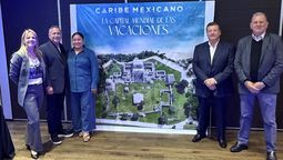 La comitiva de Caribe Mexicano en el marco del Roadshow.