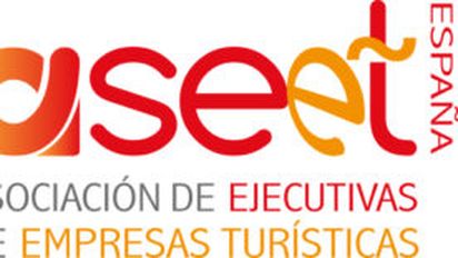El logo de la Asociación de Ejecutivas de Empresa Turísticas (ASEET).