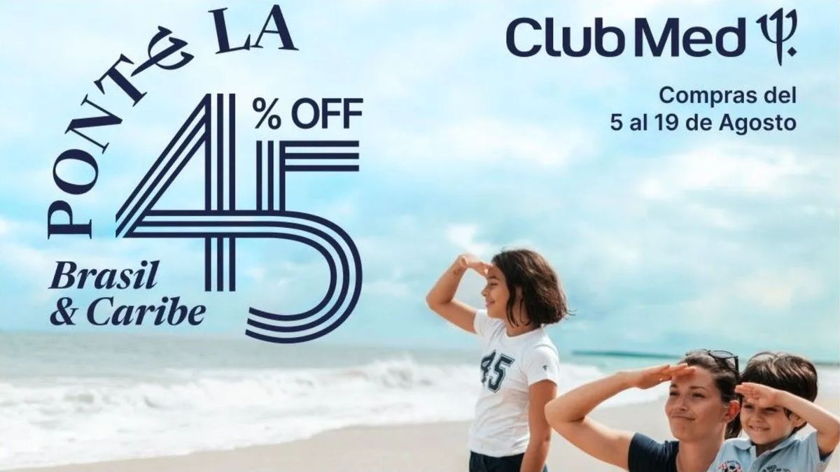 Club Med cumple 45 años y lo festeja con ofertas imperdibles.