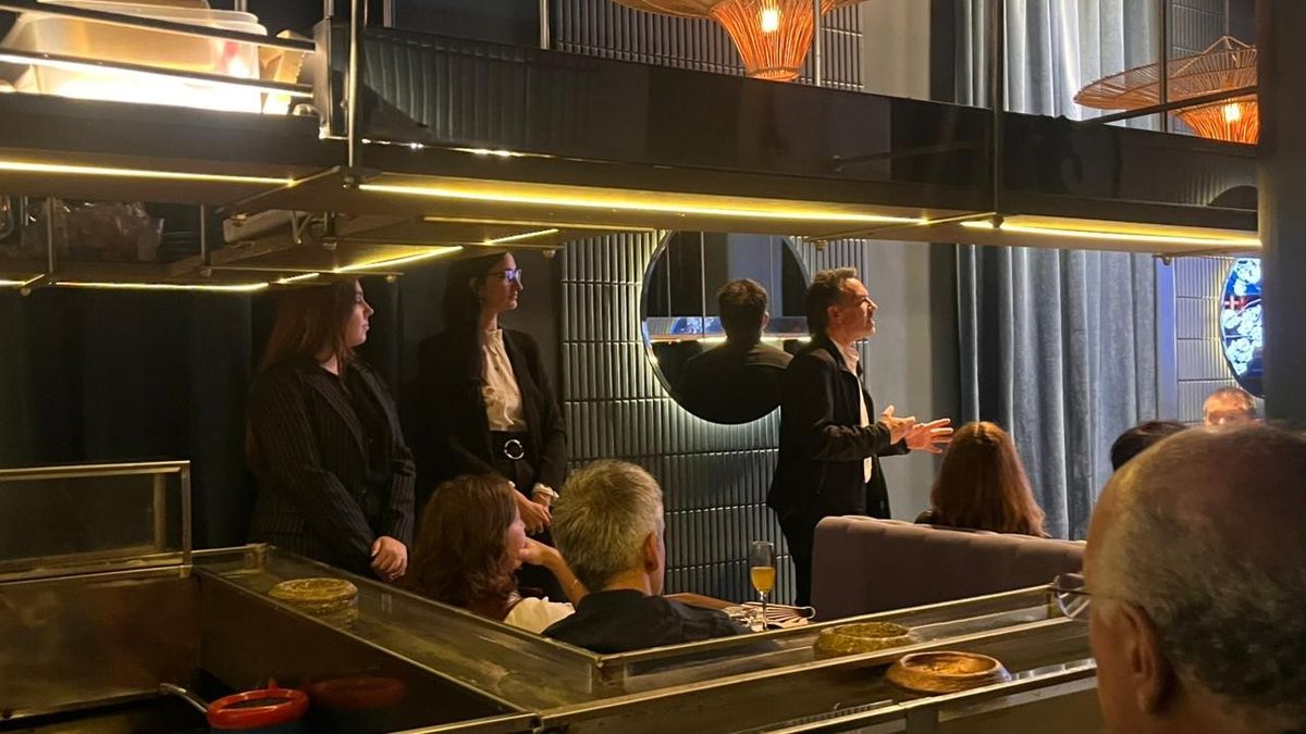 King Midas: Iván Topolevsky durante el especial evento.