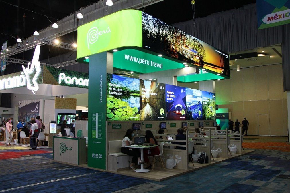 El stand de Perú en Fiexpo Latinoamérica 2021. - Ladevi Medios y Soluciones El stand de Perú en Fiexpo Latinoamérica 2021.