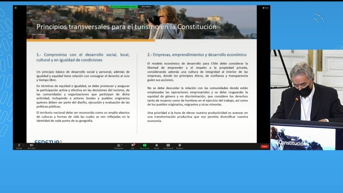Fedetur expuso cinco puntos que esperan que estén plasmados en la nueva Constitución. 