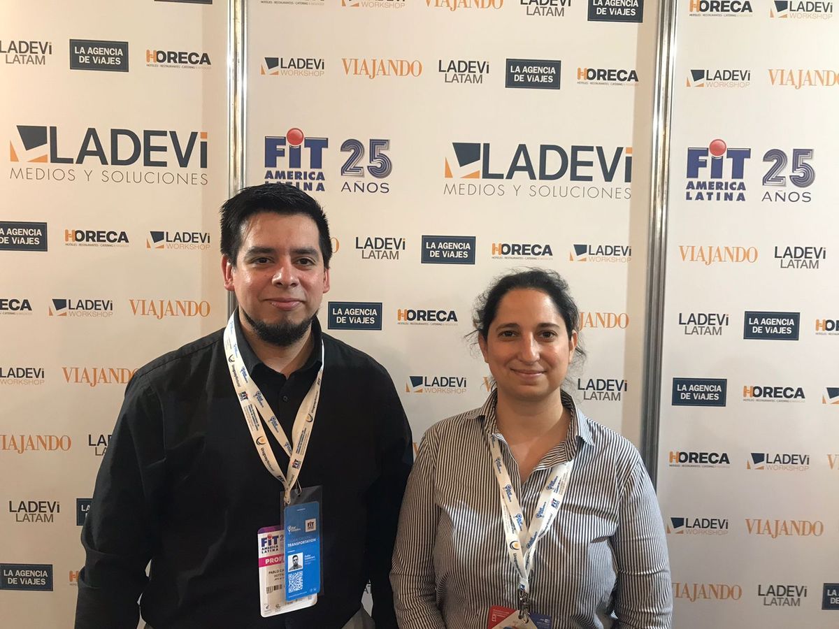 Pablo Calderaro y Ludmila Verdino presentes en la Feria Internacional de Turismo de América Latina.