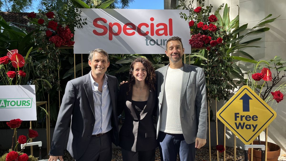 Special Tours: Enrique Quique Rondelli, Regional Manager; Anabella Collavino, ejecutiva comercial en Argentina; y Aitor Canedo, director comercial para Latinoamérica.